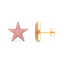 Star Studs in Pink