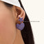 Star Studs in Purple