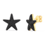 Star Studs in Black