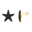 Star Studs in Black