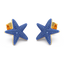Star Studs in Blue