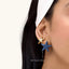 Star Studs in Blue