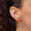 Star Studs in Orange