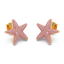 Star Studs in Pink
