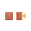 Cube Studs in Orange