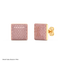 Cube Studs in Pink