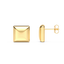 Cube Studs in Gold