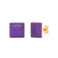 Cube Studs in Violet