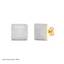 Cube Studs in White