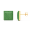 Cube Studs in Green