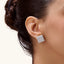 Cube Studs in White