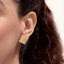 Cube Studs in Yellow