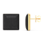 Cube Studs in Black