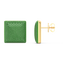 Cube Studs in Green