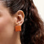 Cube Studs in Orange