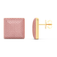 Cube Studs in Pink