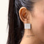 Cube Studs in White
