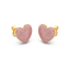 Heart Studs in Pink