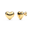 Heart Studs in Gold