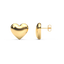 Heart Studs in Gold