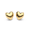 Heart Studs in Gold