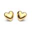 Heart Studs in Gold