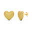 Heart Studs in Yellow