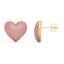 Heart Studs in Pink