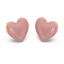 Heart Studs in Pink