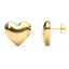 Heart Studs in Gold