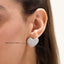 Heart Studs in White