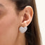 Heart Studs in White
