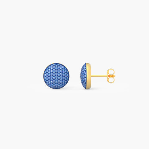 Sphere Studs in Blue