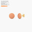 Sphere Studs in Orange