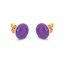 Sphere Studs in Violet