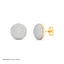 Sphere Studs in White