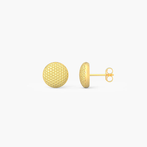Sphere Studs in Yellow