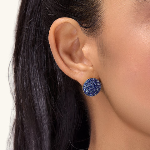 Sphere Studs in Blue