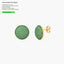 Sphere Studs in Green