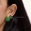 Sphere Studs in Green