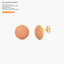 Sphere Studs in Orange