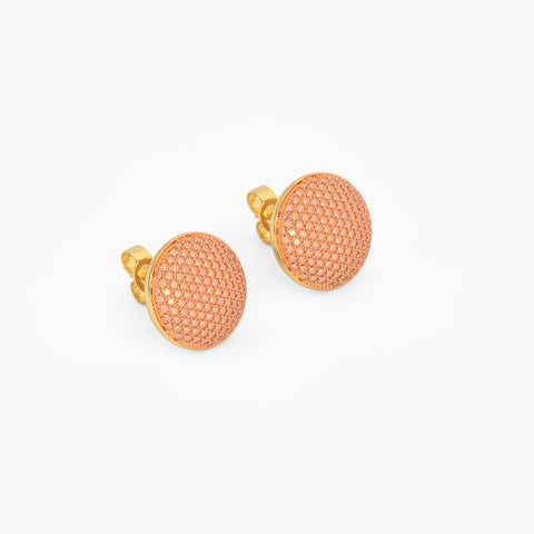 Sphere Studs in Orange