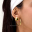 Sphere Studs in Gold