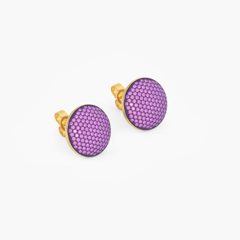 Sphere Studs in Purple