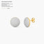 Sphere Studs in White