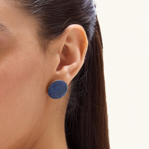 Sphere Studs in Blue