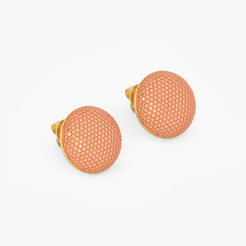 Sphere Studs in Orange