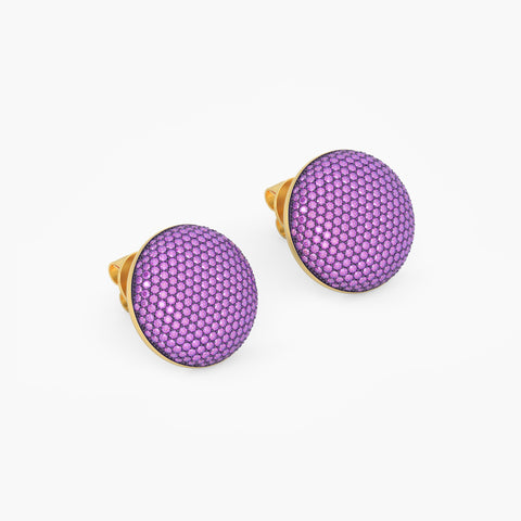 Sphere Studs in Purple