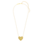 Heart Pendant Necklace in Yellow