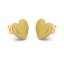 Heart Studs in Yellow